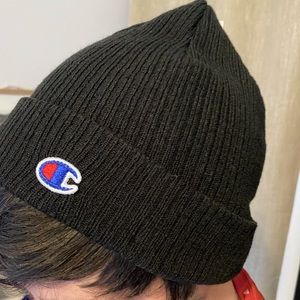 Champion black beanie